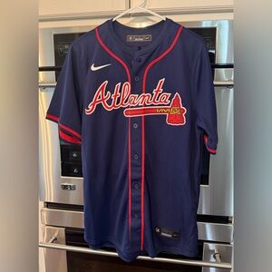 NWT Matt Olson Atlanta Braves Nike Alternate Limited Jersey - Navy - Medium